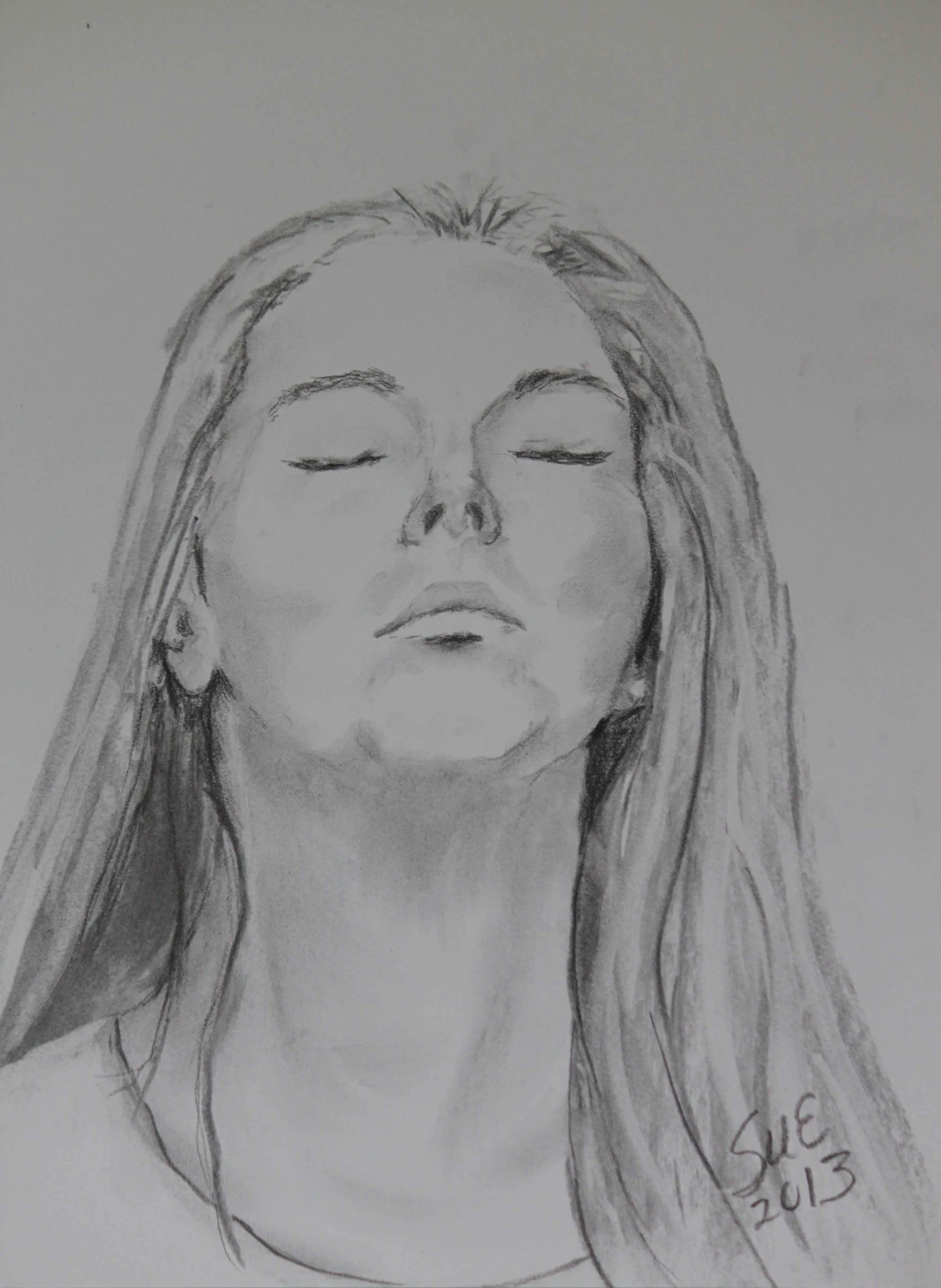 Self Portrait-Charcoal 71013