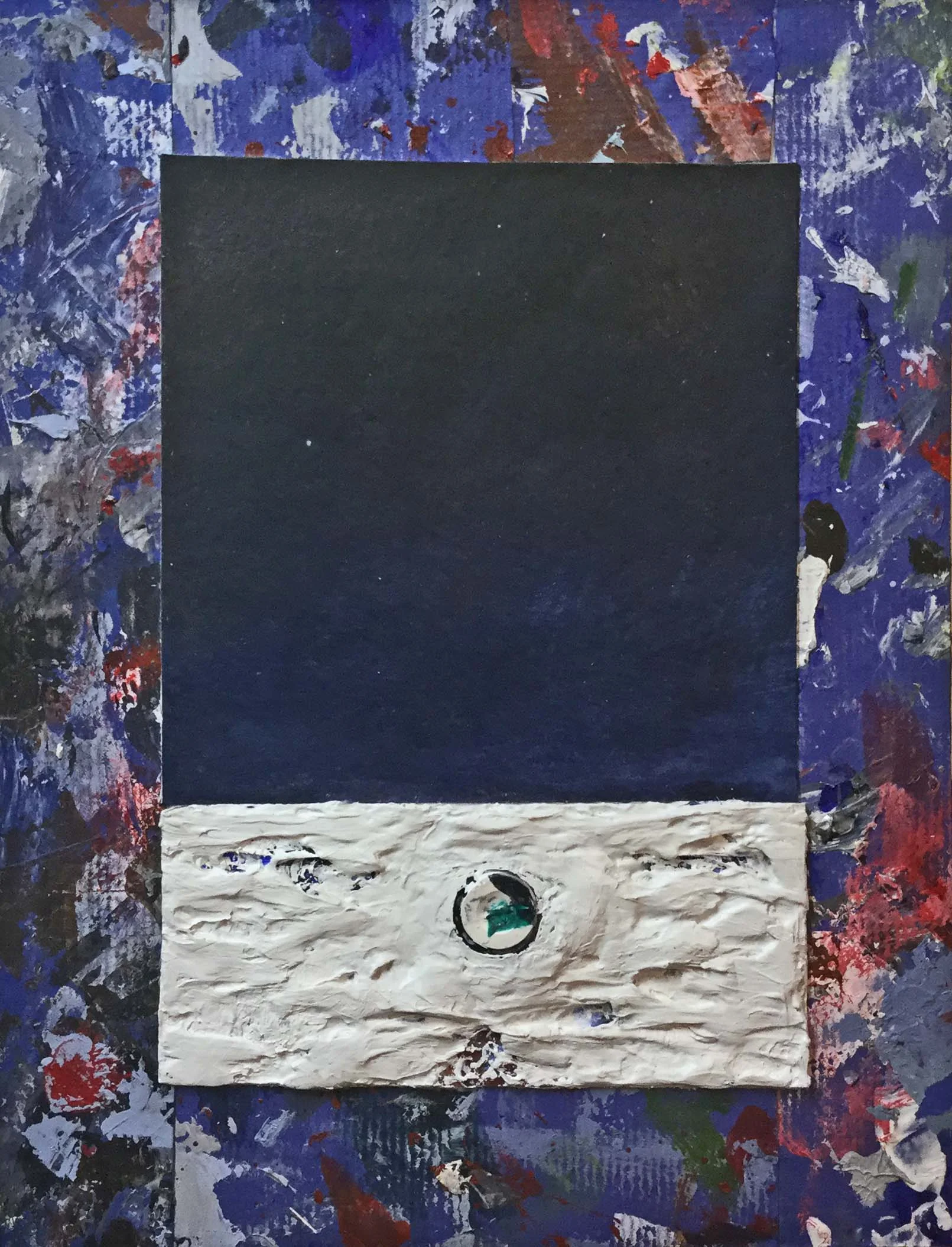 Late Last Evening X, 2017, 8 x 6", acrylic on paper