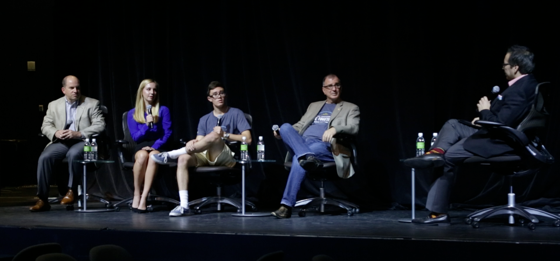 L-R: Allen Fazio (The Walt Disney Company), Ashley Fazio, Zach Basile, Louis Basile (Wildflower)
