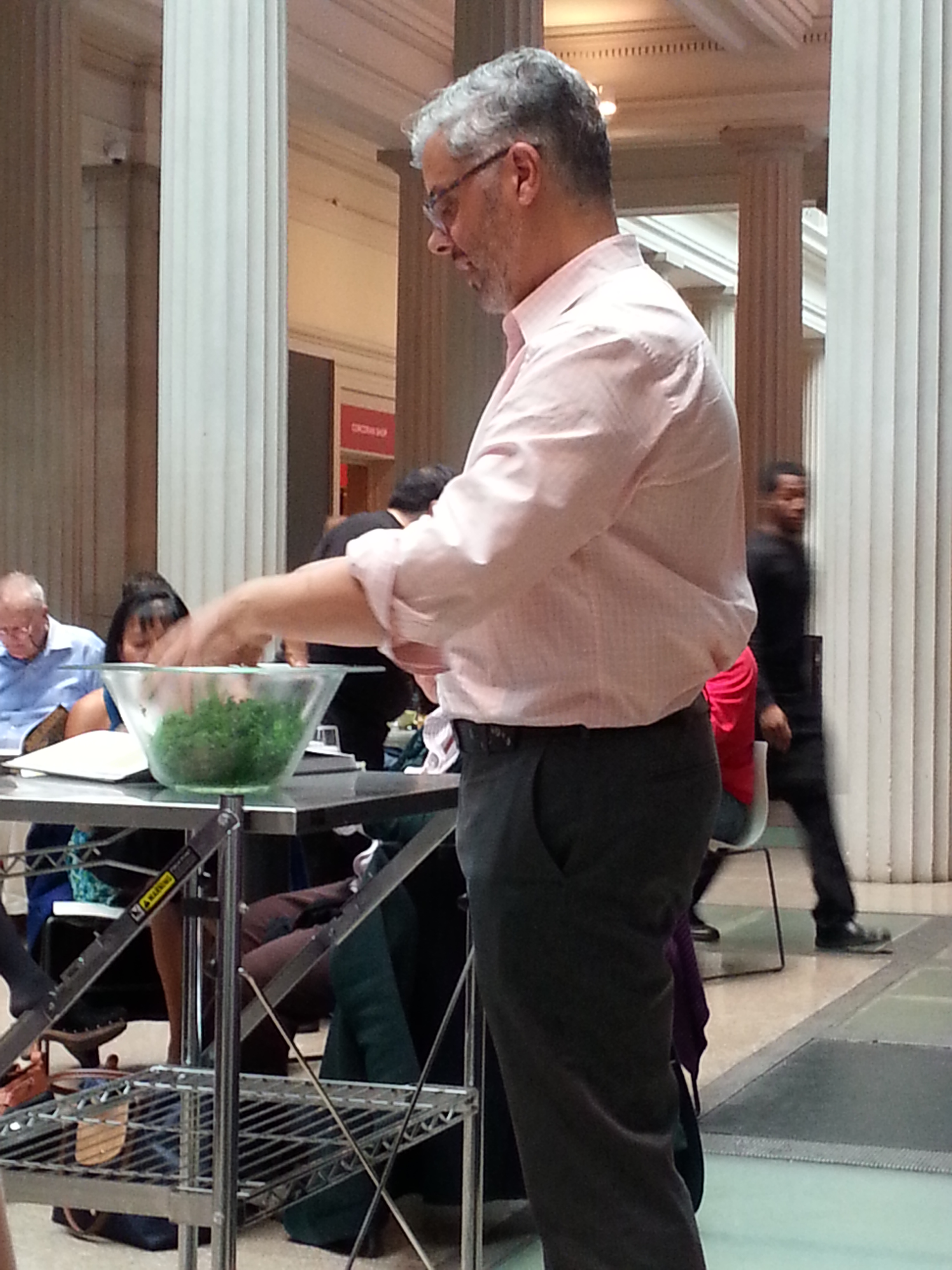 Joe Yonan - Kale Massage Demo