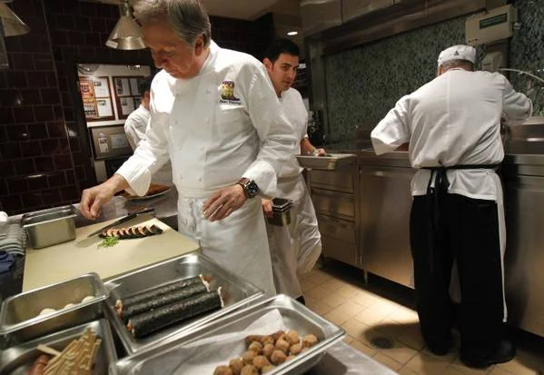 Foodable WebTV Network | Pictured: Chef Dean Fearing and his team prepping for a catering event in his kitchen. | Photo Credit: DallasNews.com