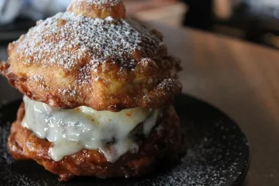 Pictured: Monte Cristo Burger by Michael Voltaggio | Photo Credit: Umami Burger