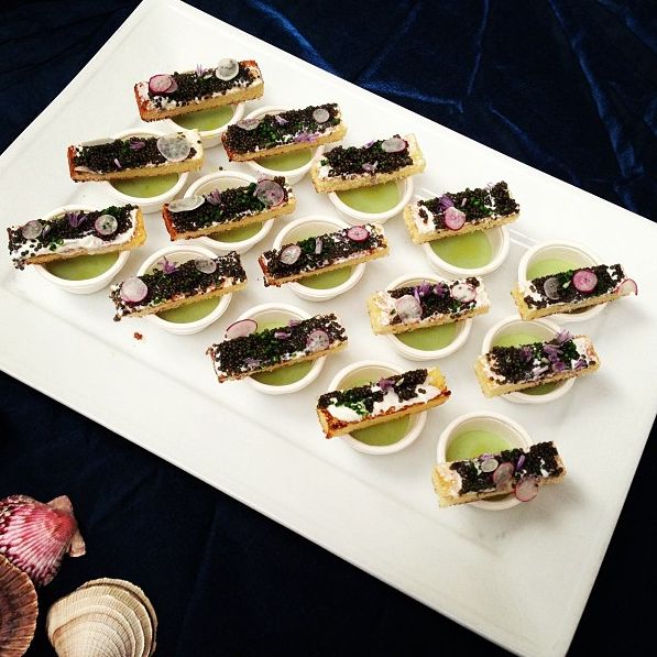 Spring Onion Soup with Caviar | Photo Credit: Instagram