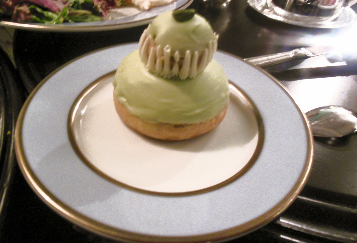 Pistachio Puff Pastry at Ladurée Tea Salon | Foodable WebTV Network