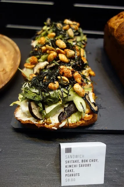 Shitake, Bok Choy, Kimchi Savory Cake, Peanuts, Craftsman and Wolves | Foodable WebTV Network