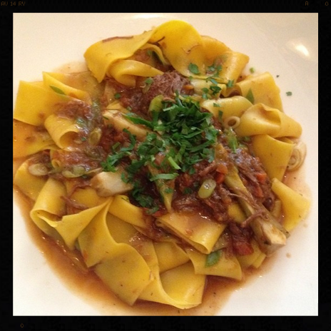 Lamb Pappardelle, Perbacco | Instagram