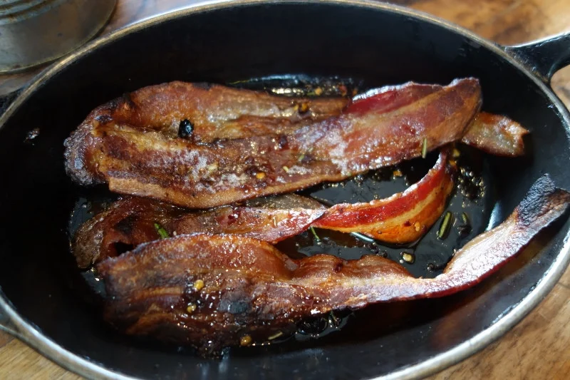Nueske's bacon, rosemary, brown sugar and chili at M.B. Post | Foodable WebTV Network