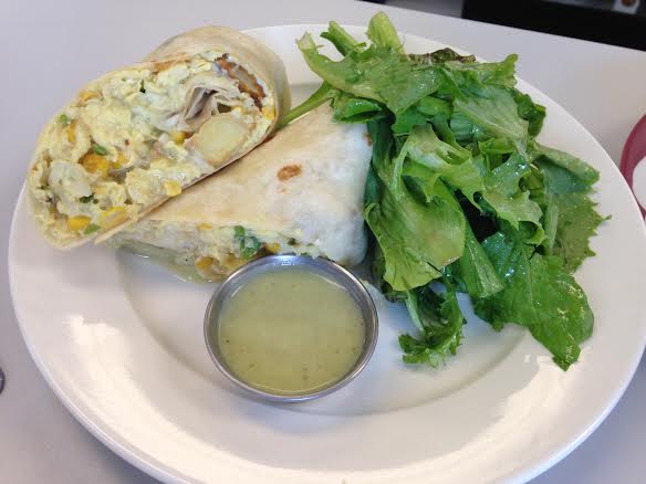 Breakfast Burrito at Dime Store | Foodable WebTV Network