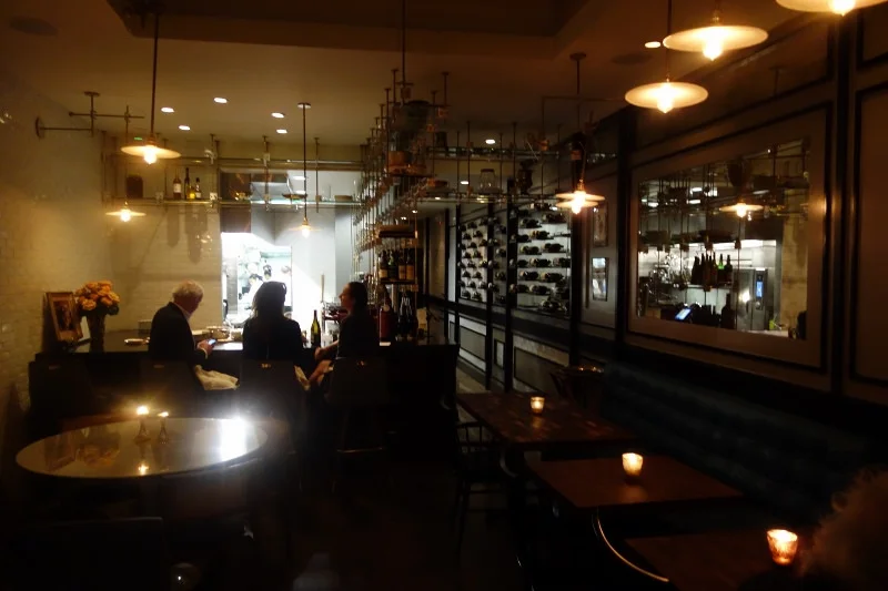 Interior restaurant setting at Maude | FOODABLE WEBTV NETWORK