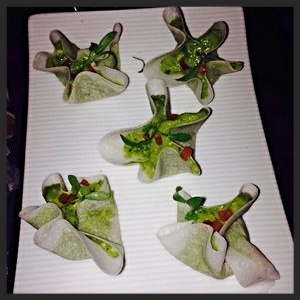 Jicama Wrapped Guacamole at The Bazaar | CREDIT: Yelp, Maisha R.