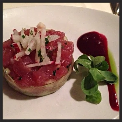 Mahi tuna tartar at Bibou | YELP, Juliana K. 