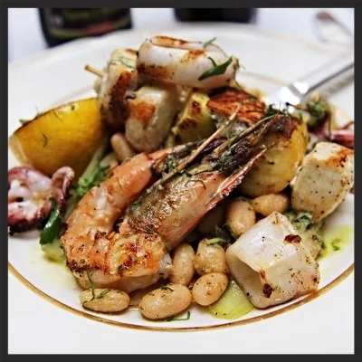 Seafood grill at Little Nonna's | YELP, Michelle L. 
