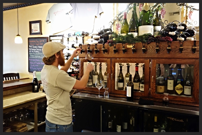 Wine Tasting Menu Selection at Wandering Dog Wine Bar | Foodable Network