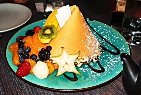 Giant Fortune Cookie Dessert at Tao Asian Bistro | YELP, JJ S.