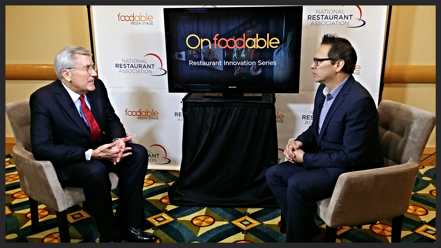 Paul Barron speaks to industry Expert Hudson Riehle at the 2014 Restaurant Innovation Summit | Foodable WebTV Network 