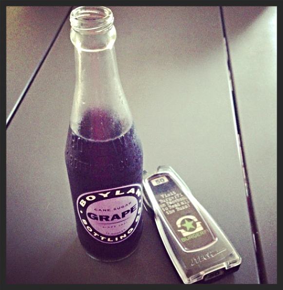 Grape flavored Boylan soda | Instagram, Burgerfi