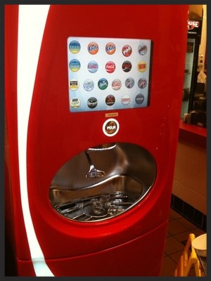 One of the many Coca-Cola's Freestyle machines at Firehouse Subs | Yelp