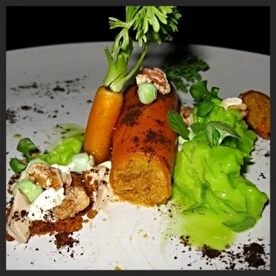 Carrot cake from Atelier Crenn | YELP, Steph L. 