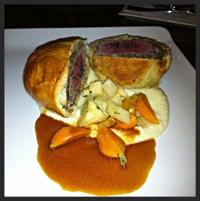 Roasted Beef Wellington at Gordon Ramsey Steak | YELP, Clint B. 