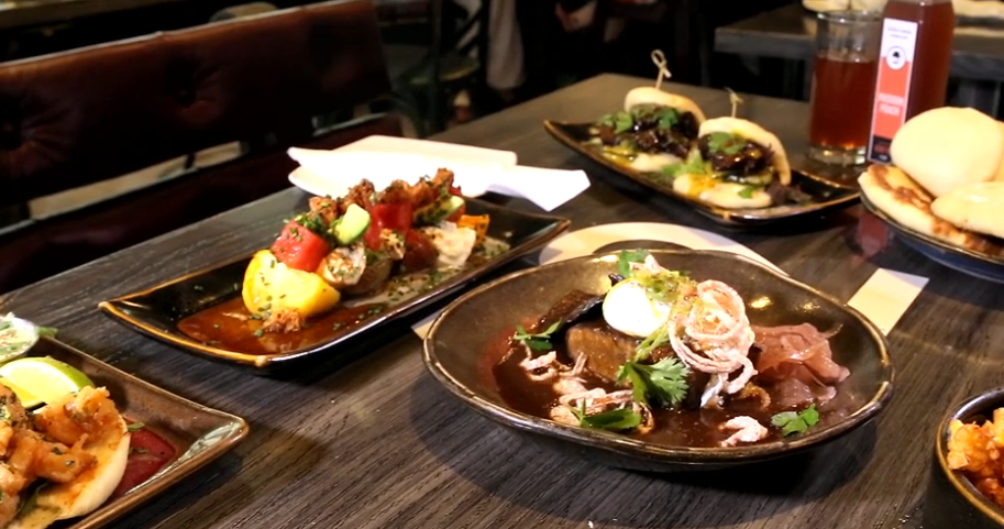 An array of dishes from Bun & Buns | Foodable Network