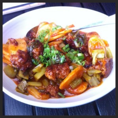 Spicy Rice Cake at Joule | Yelp, Molly L.