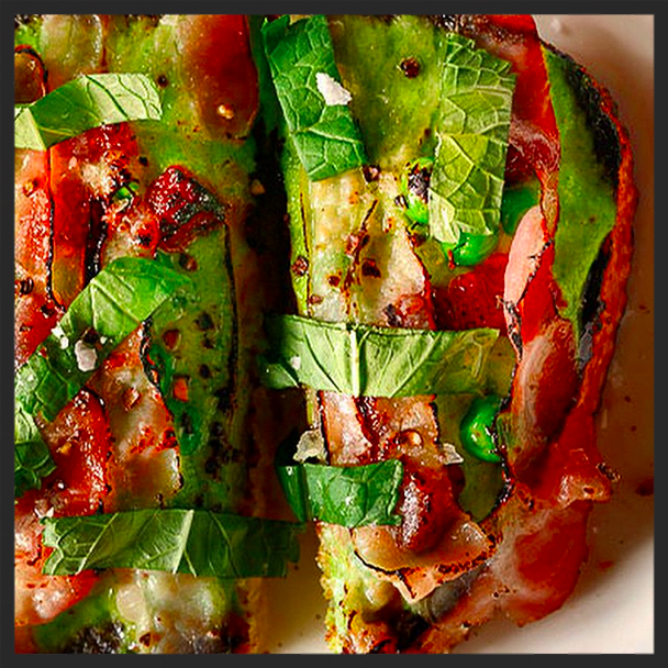 Peas & bacon toast | Instagram, Vernick Philly