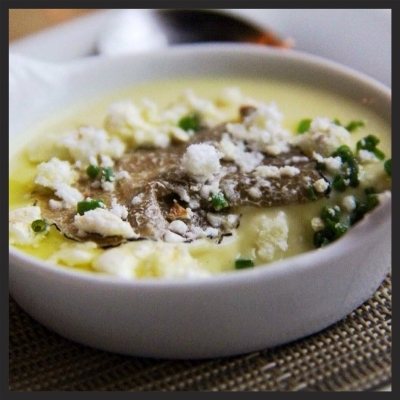 Corn Pana Cotta at Altura | Yelp, Latifa S.