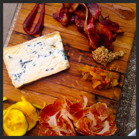 Charcuterie board at Colt & Gray | Instagram, @betheats