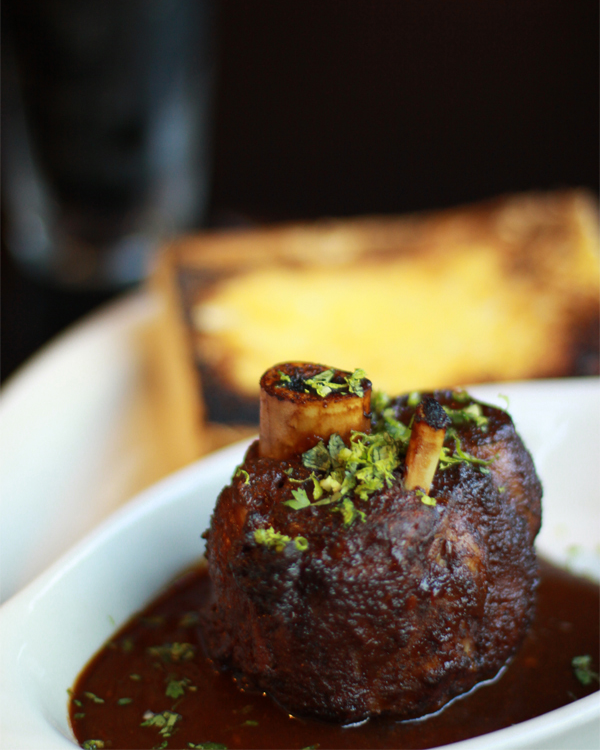 An Osso Bucco dish braised in beer | Brian Murphy for Foodable WebTV Network
