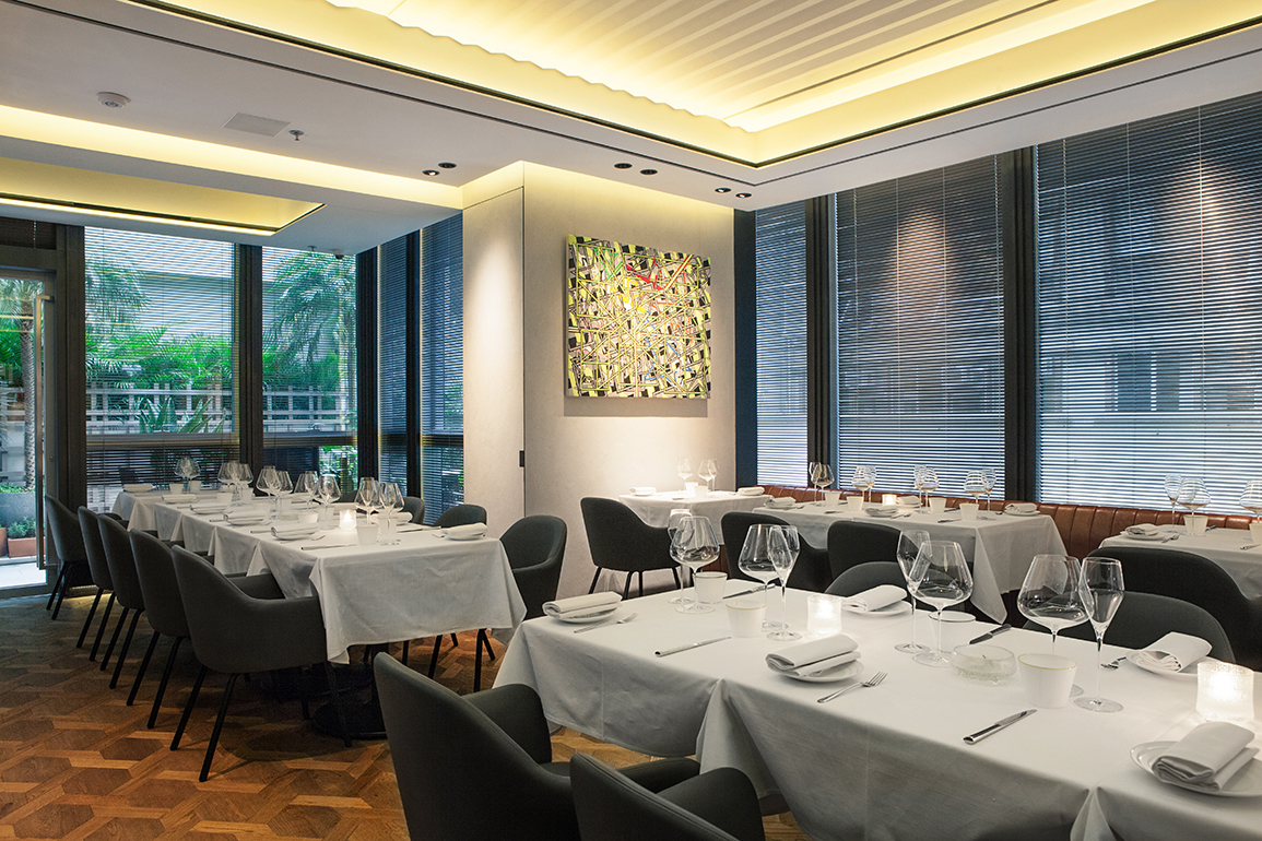 The dining room at Arcane in Hong Kong | Credit: Arcane