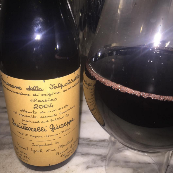 At Faith & Flower: 2004 Giuseppe Quintarelli Valpolicella Classico Superiore (Veneto, Italy) | Instagram @jarebearsomm