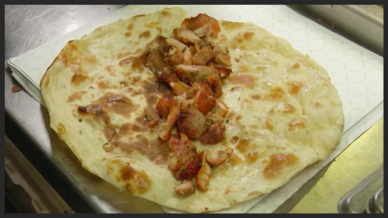 Butter chicken naan kebab at Soho Road