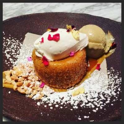 Peanut Butter Lava Cake at Hearthstone Kitchen | Facebook