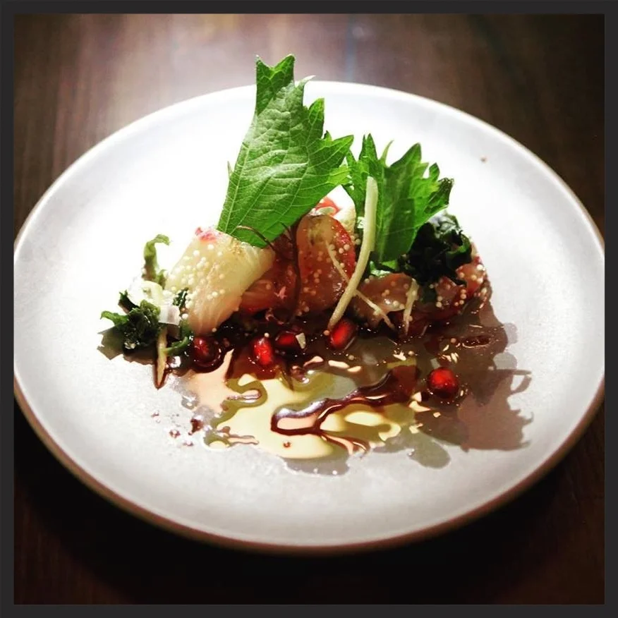 Hibiscus Hamachi at Leona | Facebook