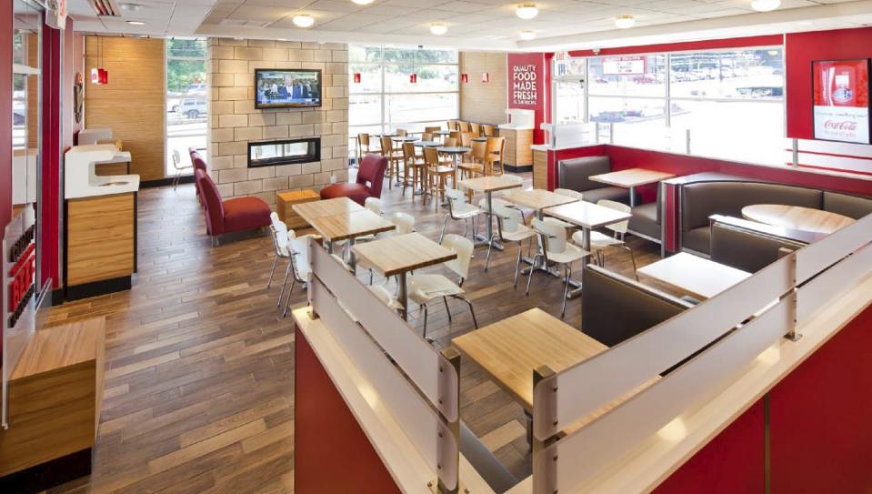 Wendy's revamped interior | Wendy's