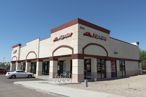 Exterior of Pizza Hut 