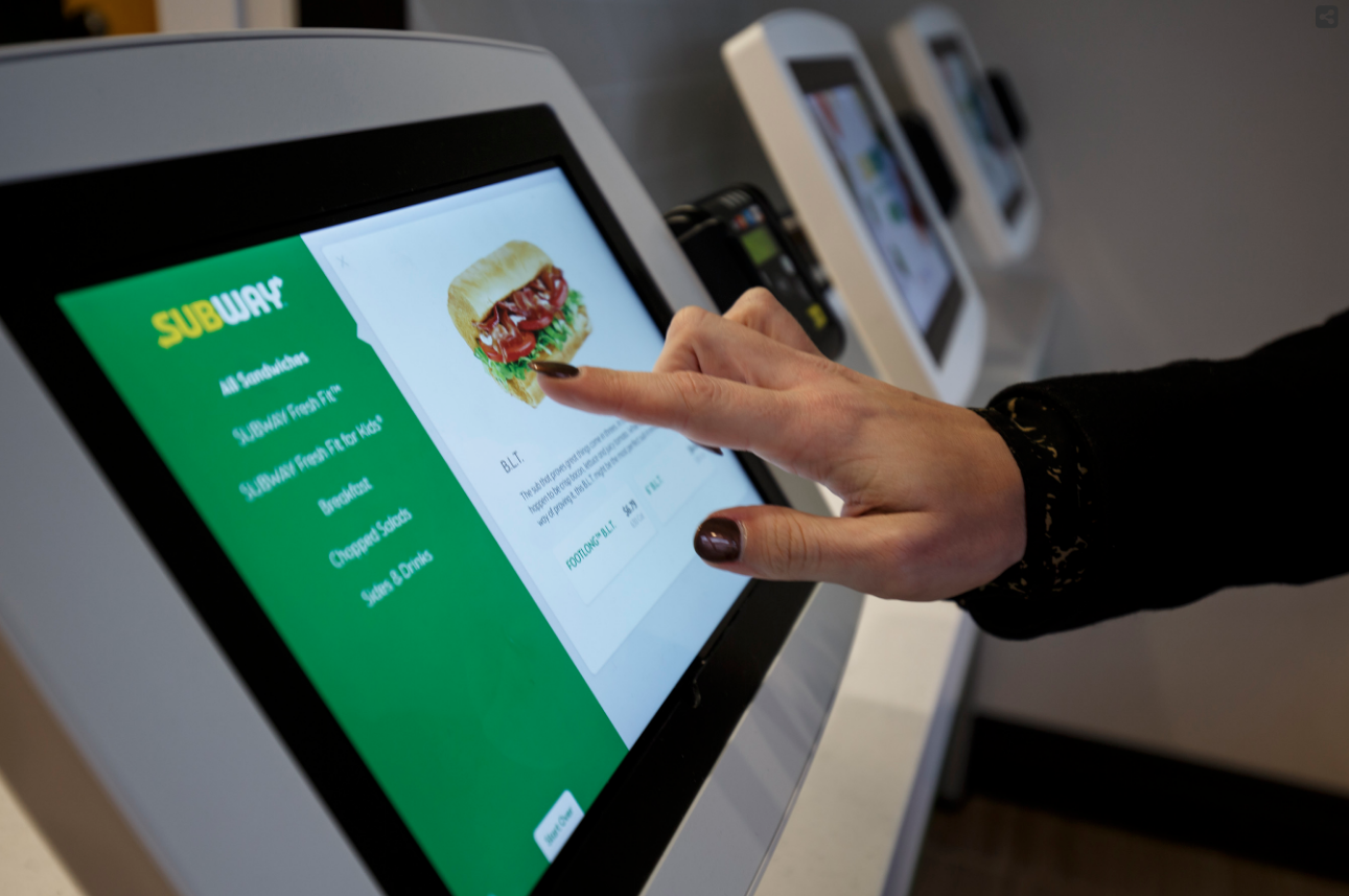 Self ordering kiosks | Subway