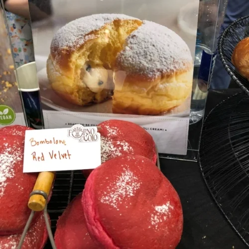 Forno d’Asolo's Red Velvet Bombolone At The 2018 Summer Fancy Foods Show | Foodable Network