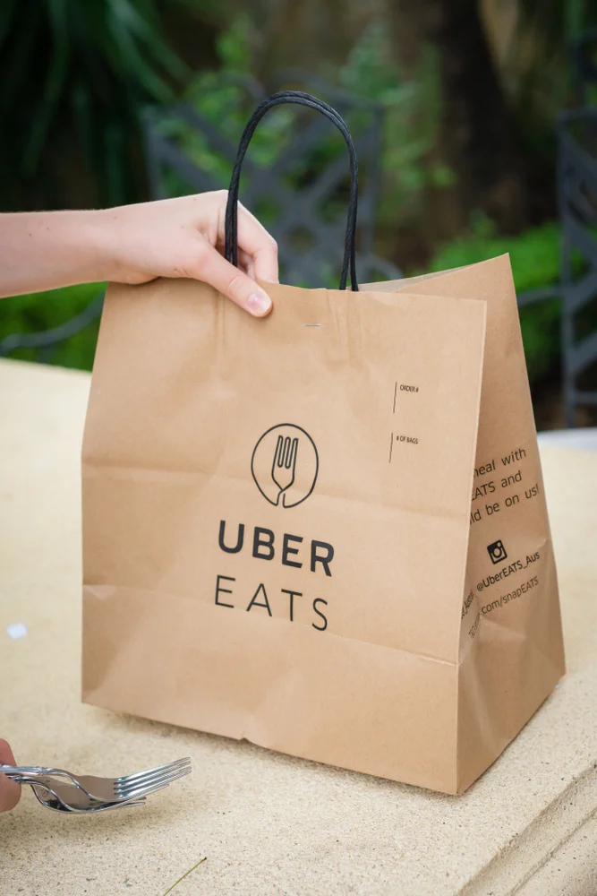 uber eats bolsa for car