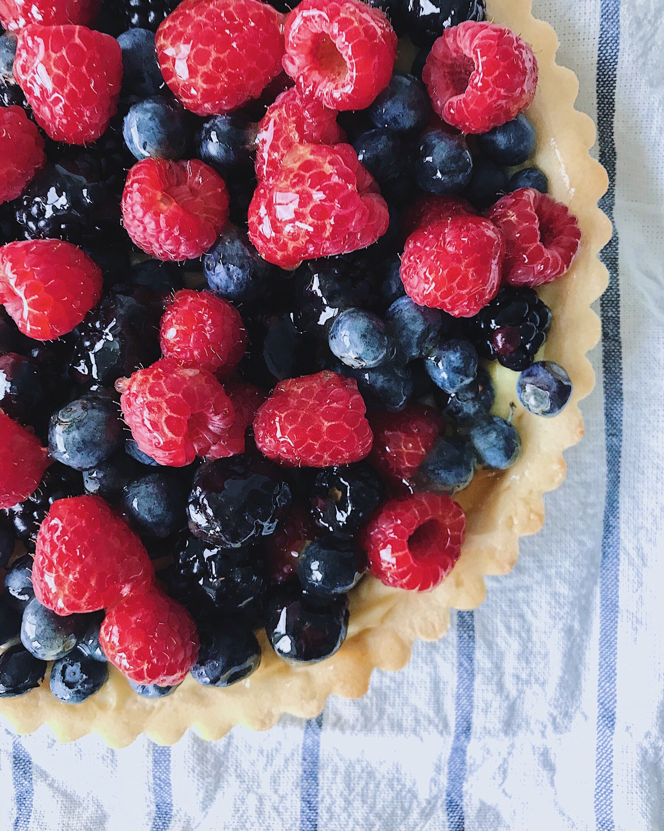Mixed Berry Tart with Creme Patissiere