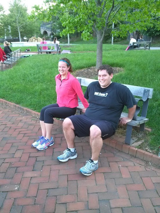 Bench triceps go easier when you do them with your better half.