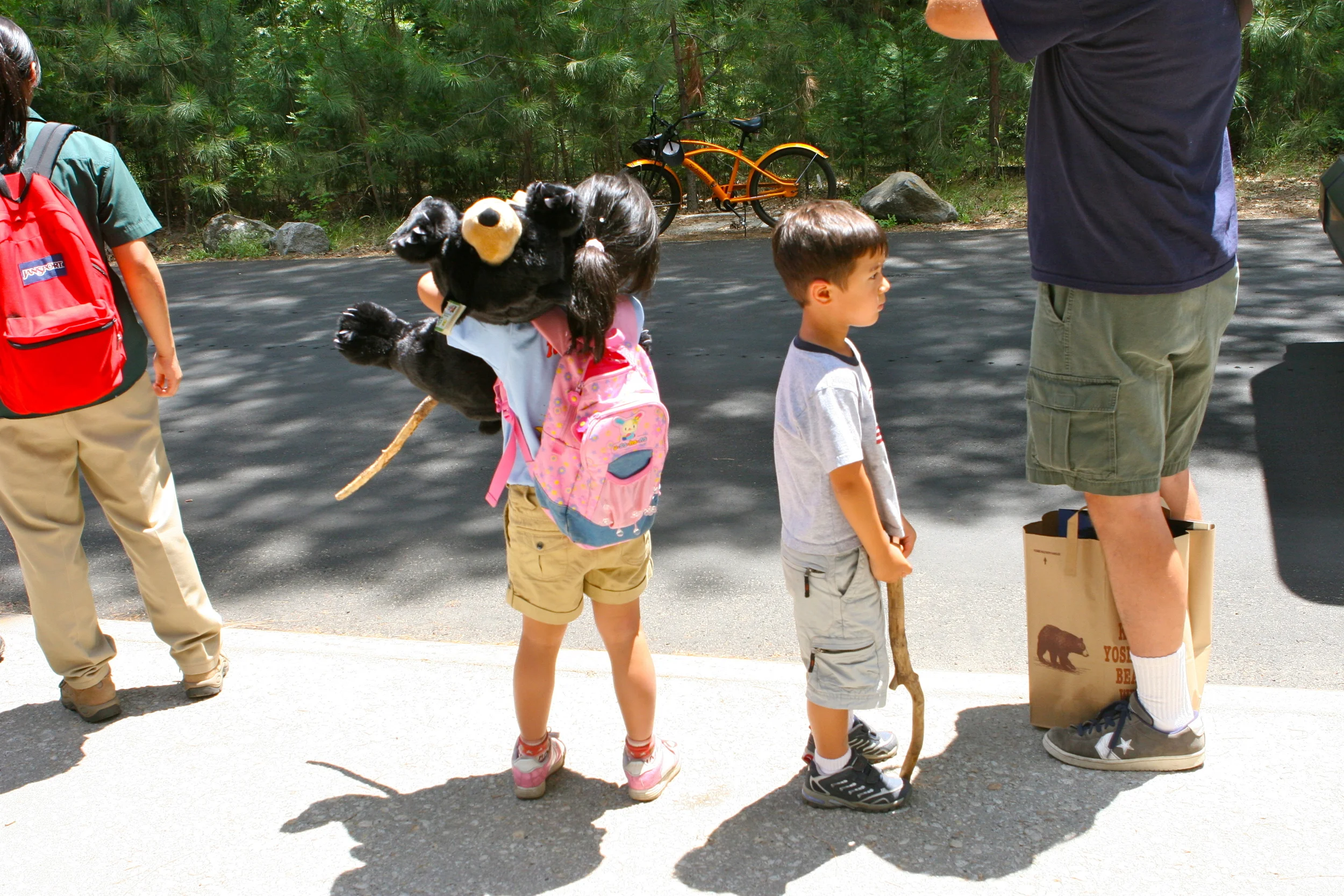 Kids at Yosemite National Park