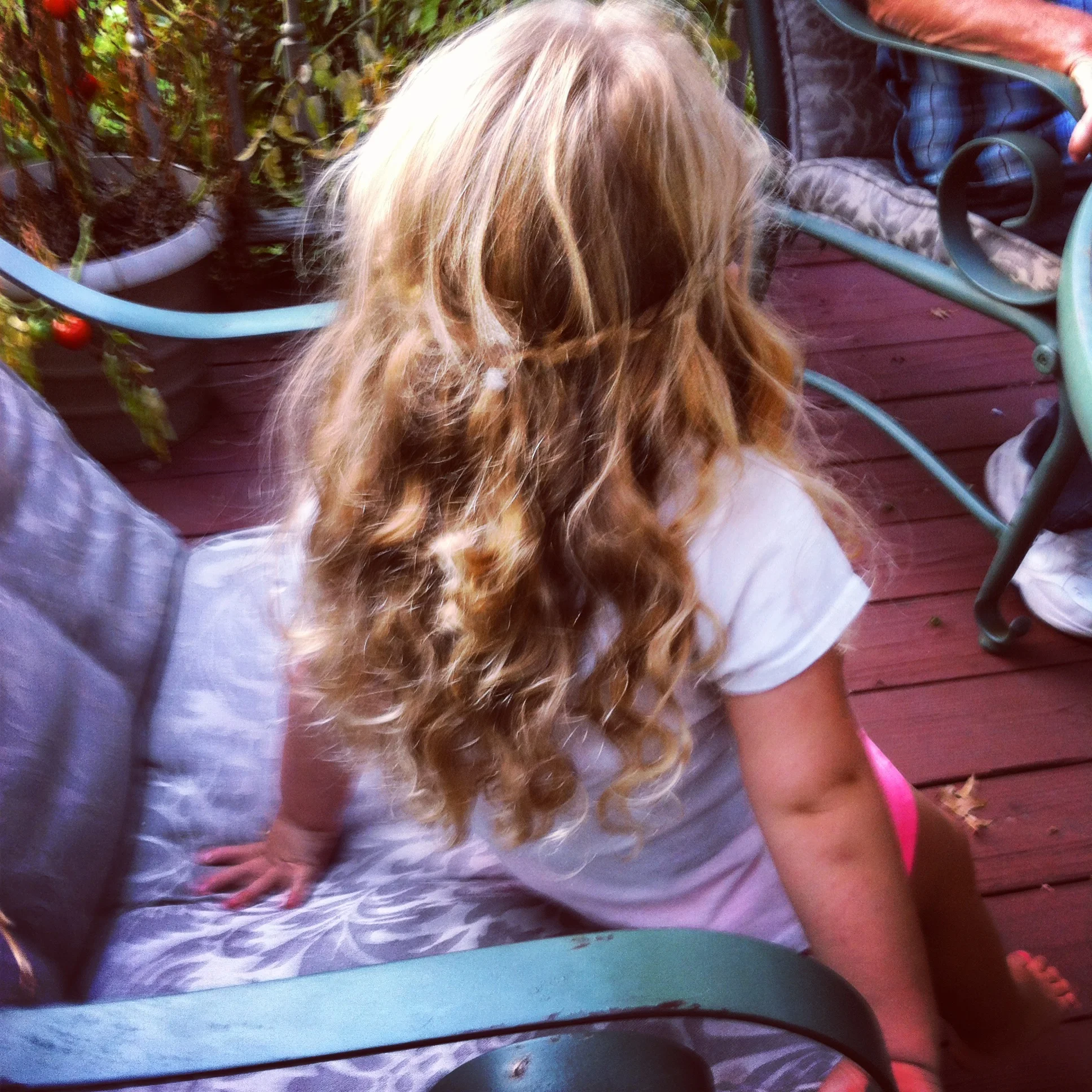 The Princess's golden hair