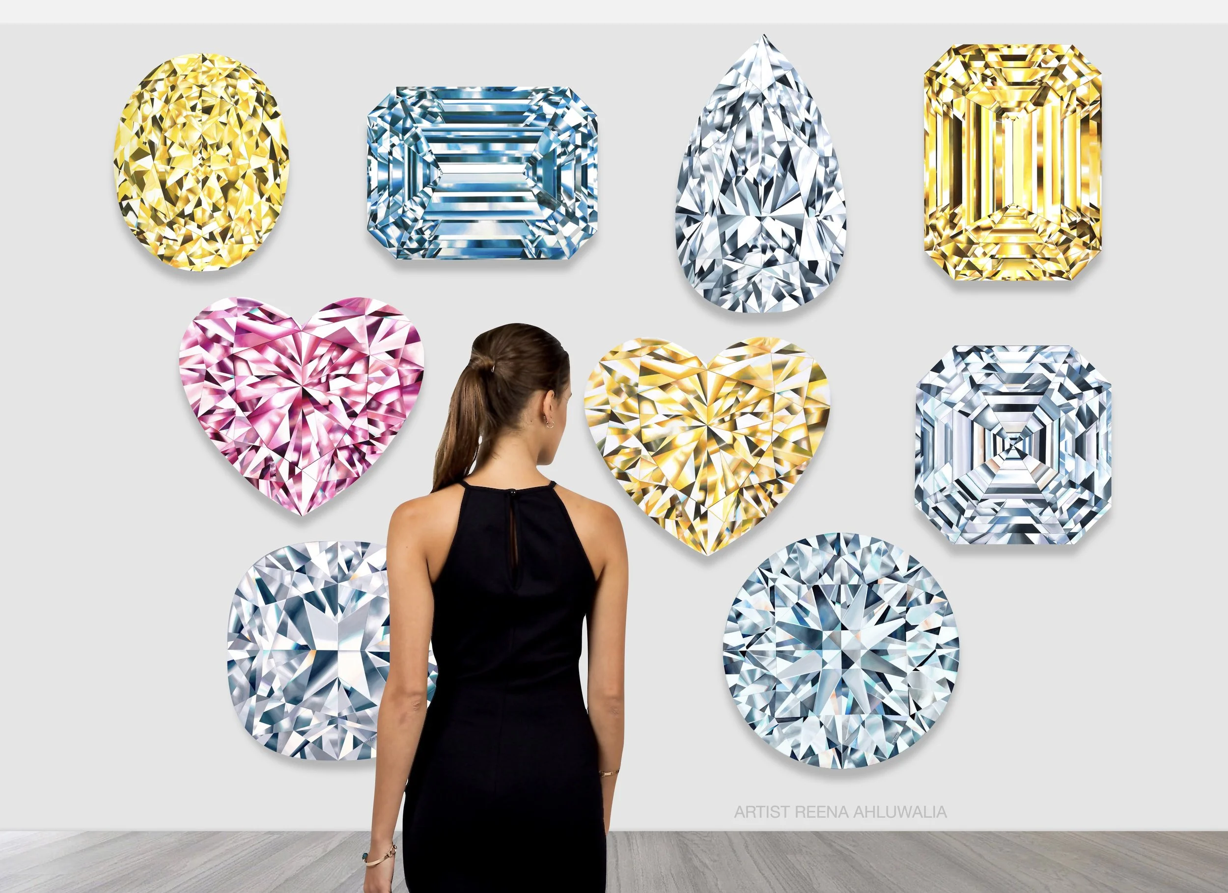 Visual Artist Reena Ahluwalia Monumental Diamond Paintings on canvas-art exhibition.jpg