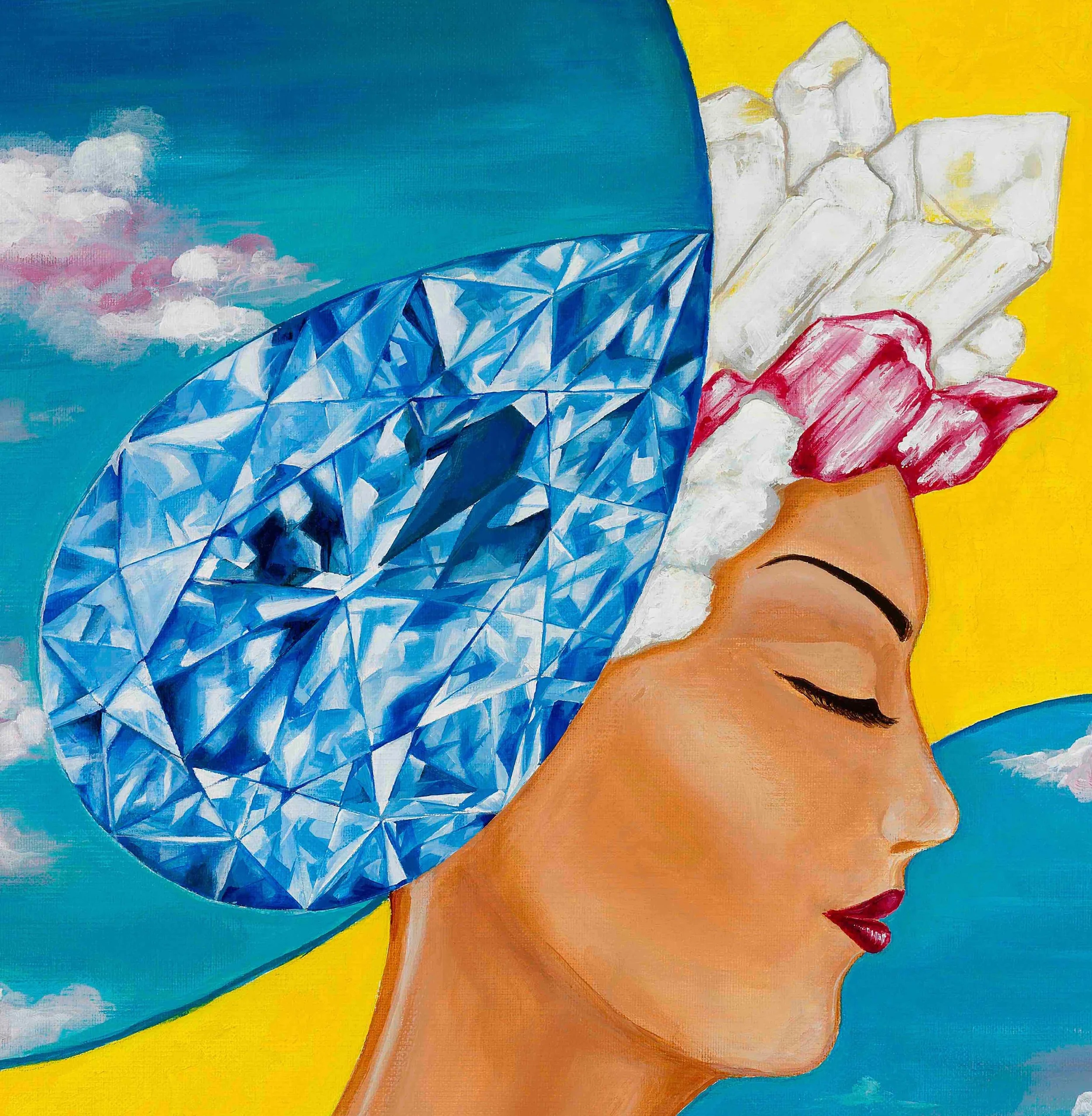 The Portal of Dreams - a painting by Reena Ahluwalia