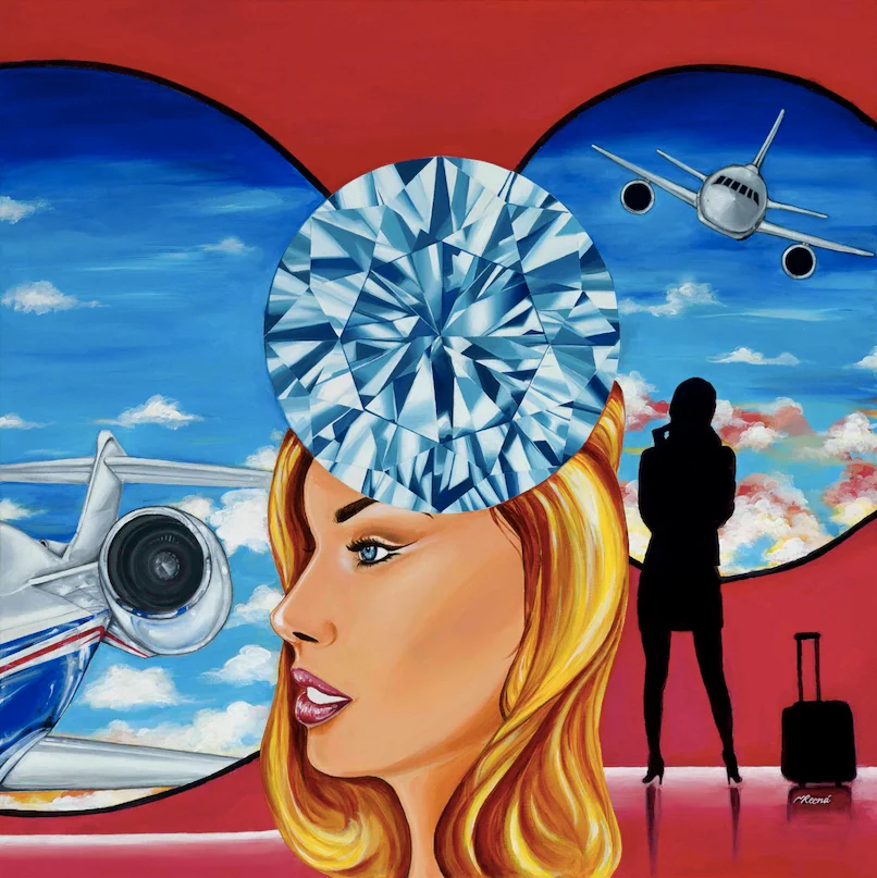 The Portal of Journeys - a painting by Reena Ahluwalia