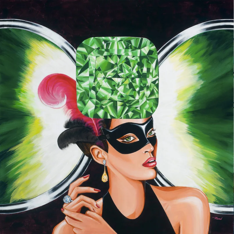 The Portal of Mystery - a painting by Reena Ahluwalia