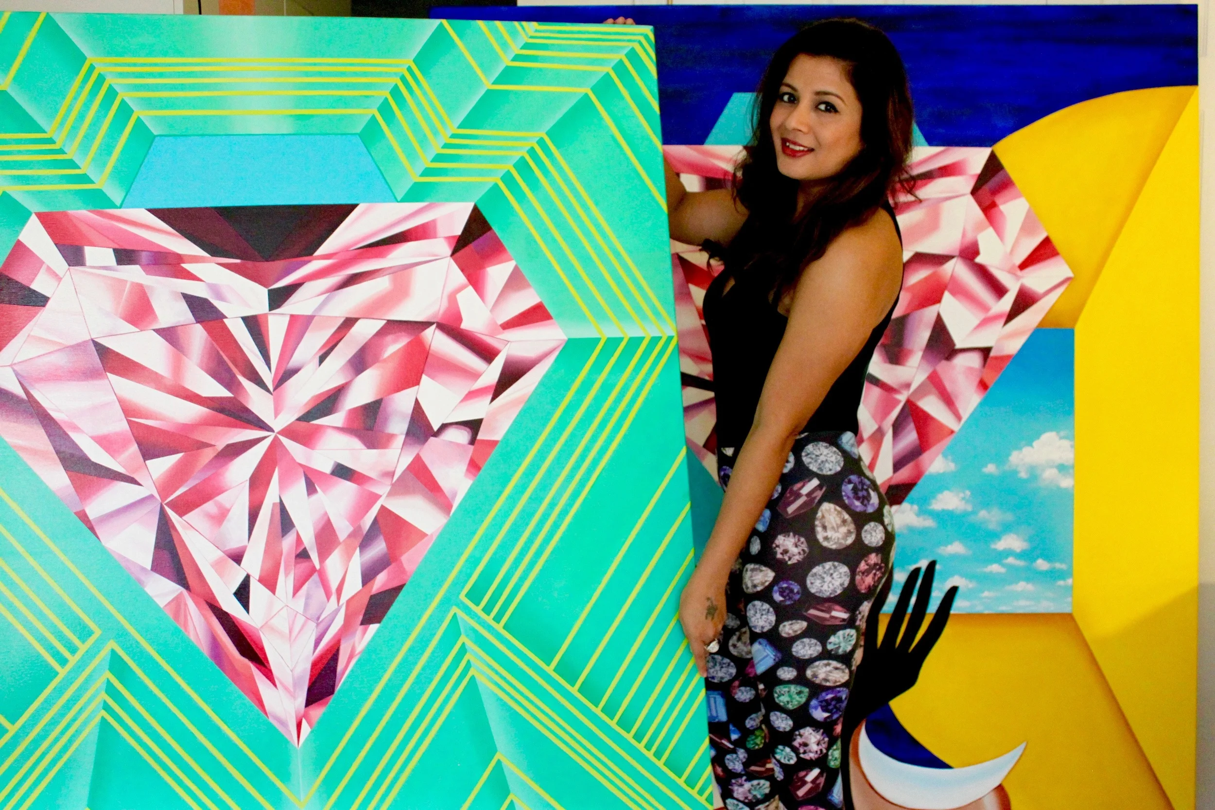 Reena Ahluwalia - the artist and the Jeweler-Who-Paints.