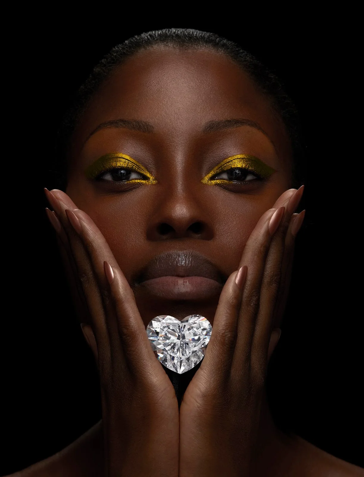 At 118.78 carats, the “The Graff Venus” is the world’s largest D-color, Type IIA, flawless heart-shaped diamond. The Graff Venus was cut from a 357-carat rough diamond discovered in 2015 at the Letšeng Mine in Lesotho. Image: Graff Diamonds