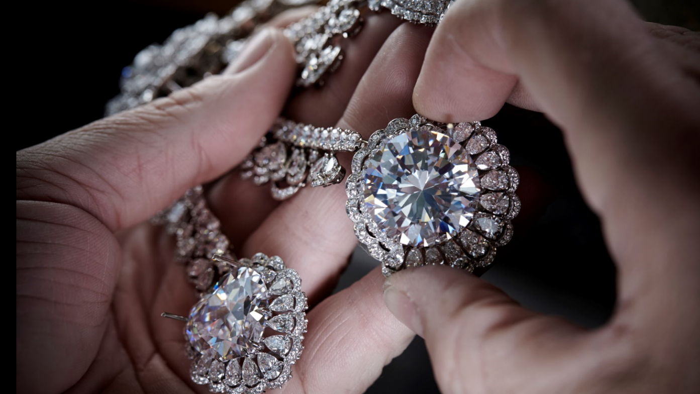 THE QUEEN OF KALAHARI - an ultra-rare 342-carat, Type II A, D-Flawless diamond found by Lucara Diamond Corp in 2010 at Karowe, Botswana. This magnificent stone was transformed into THE GARDEN OF KALAHARI, a collection of six jewellery creations by Caroline Scheufele, Chopard. http://www.chopard.com/diary/the-queen-of-kalahari/